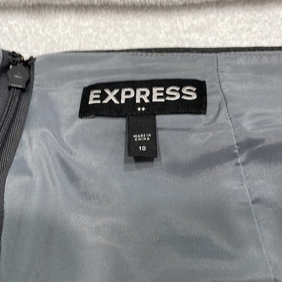 Express skirt size 10 gently used gray - Picture 8 of 11